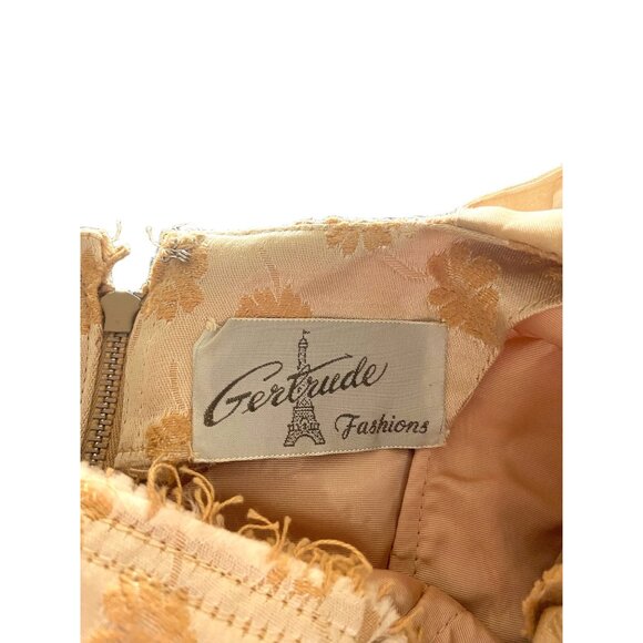 Vintage Gold Midi Dress - Picture 3 of 12